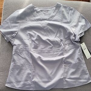 Grey's Anatomy Women's Blouse - Soft Gray 2XL